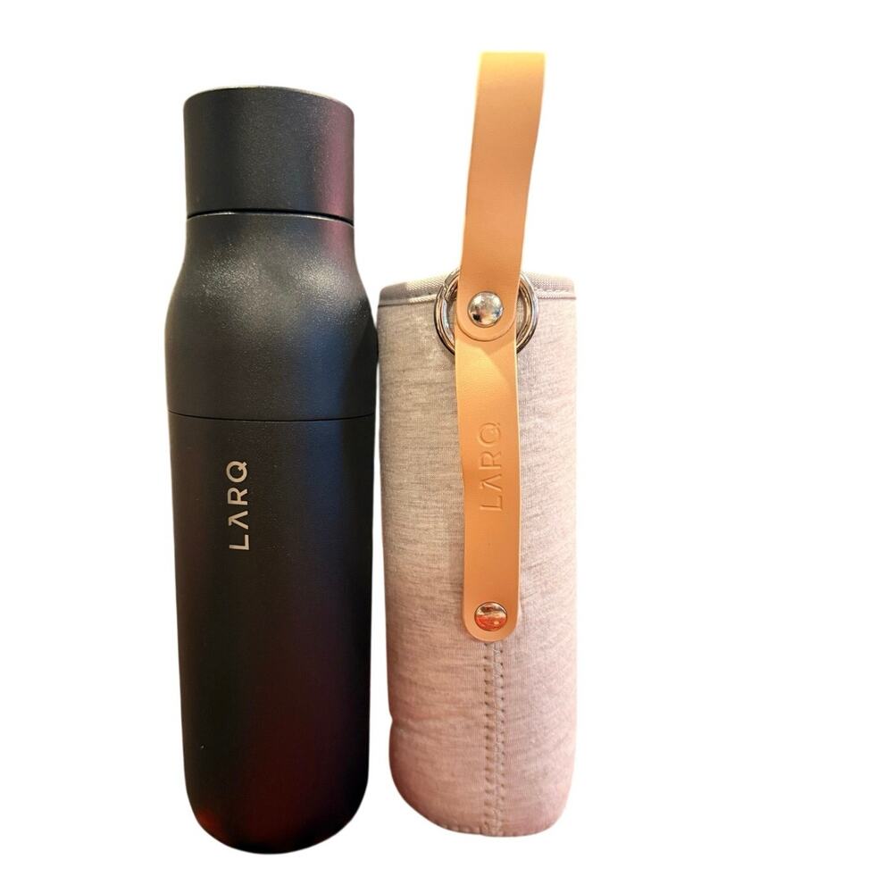 black 17 oz LARQ Bottle PureVis